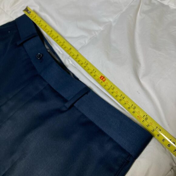 Vintage Men's Navy Tuxedo with Black Shawl Collar and Trim 34x28 / 42R Size M - Picture 4 of 9